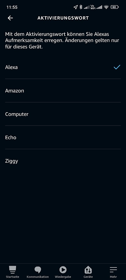 Screenshot 2022 03 26 11 55 36 587 com.amazon.dee .app - Ziggy, neues Aktivierungswort für Amazon´s Echo Geräte
