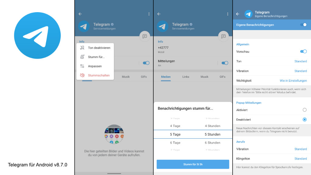 Telegram für Android v8.7.0