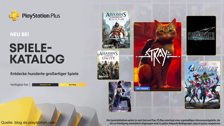 PlayStation Plus Juli 2022 für Premium und Extra
